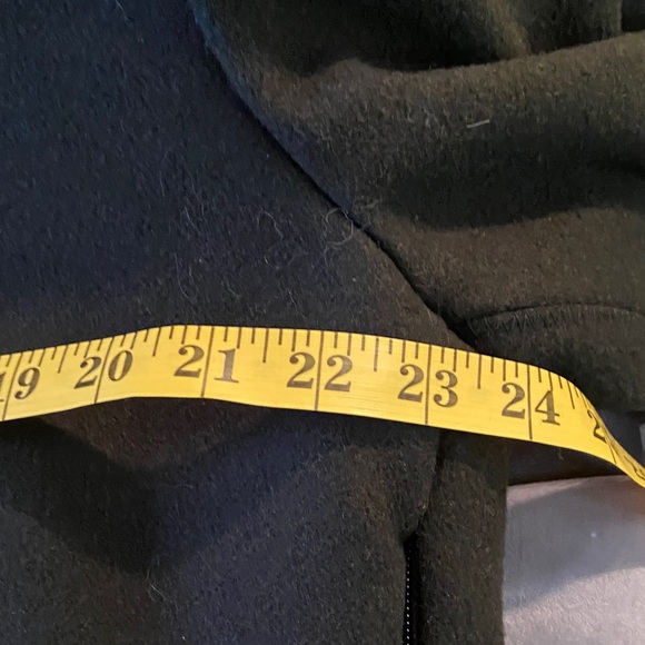 Zac Posen Genuine Raccon/ Baby Calf Fur Wool Convertible Coat US 14 / XL - Picture 13 of 16